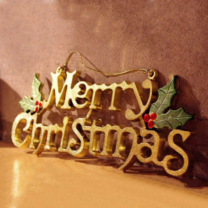 Merry Christmas Letter Ornaments